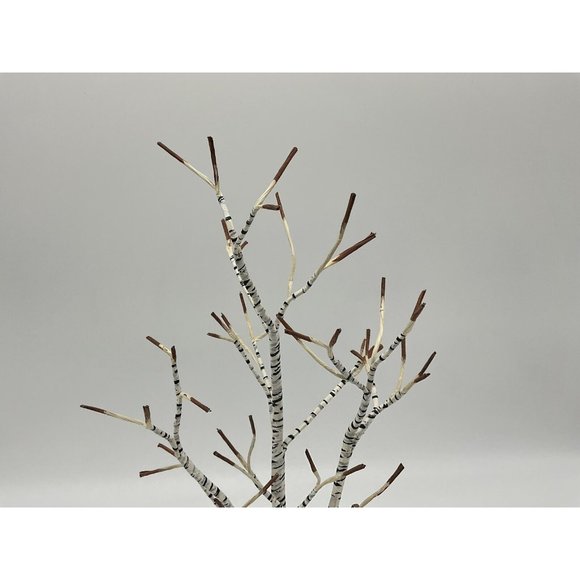 Department 56 Village Winter Birch Tree In original Box, Vintage 1990 Retired - Picture 12 of 16